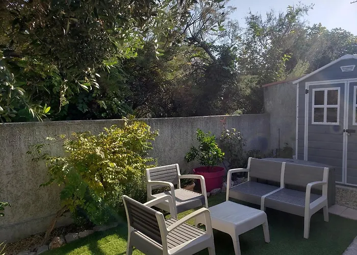 Reve Bleu, Maison T3 Frontignan Plage Avec Jardin, Mer A 250M, Clim & Parking